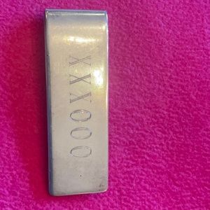 Tiffany engraved sterling money clip